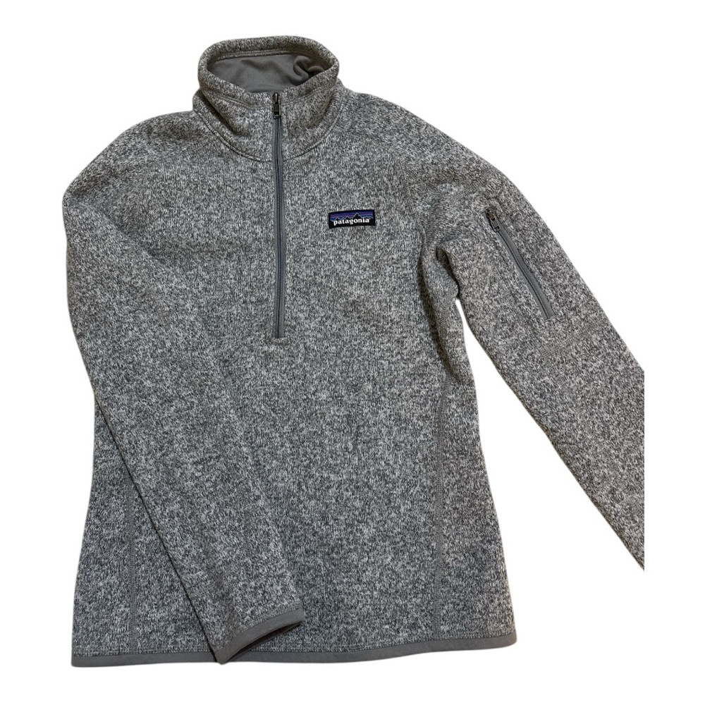 Patagonia Heathered Gray Fleece Pullover